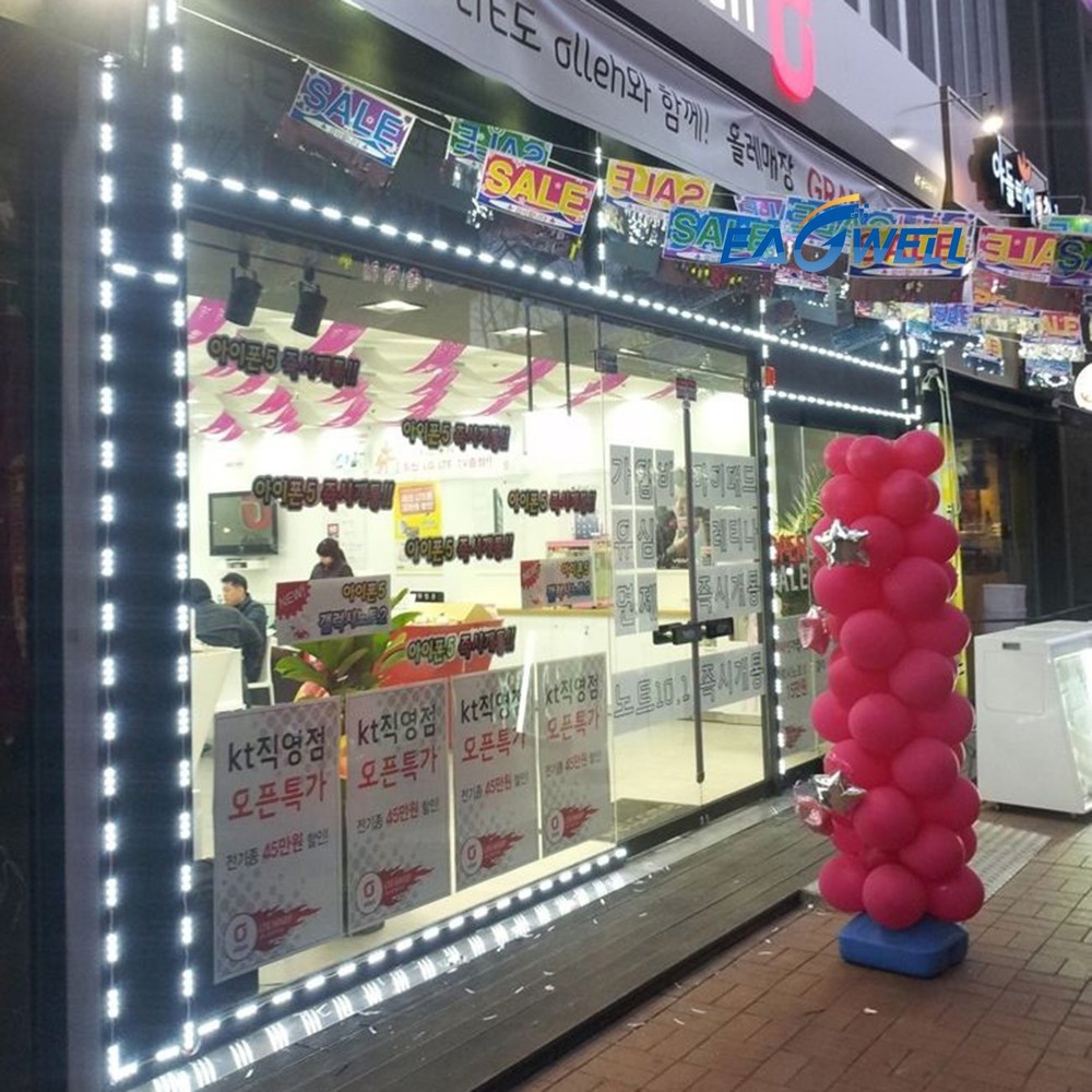 20' ft Multi-color Store Front LED Window Light Module with power supply +Remote