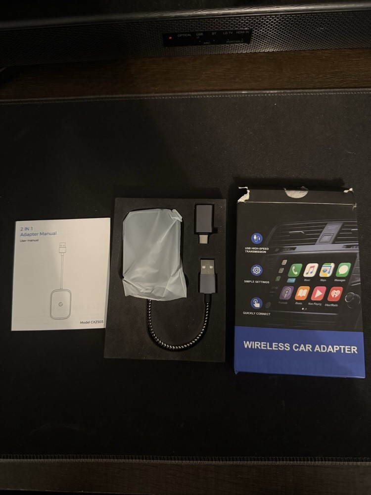 2 In 1 Wireless CarPlay Adapter