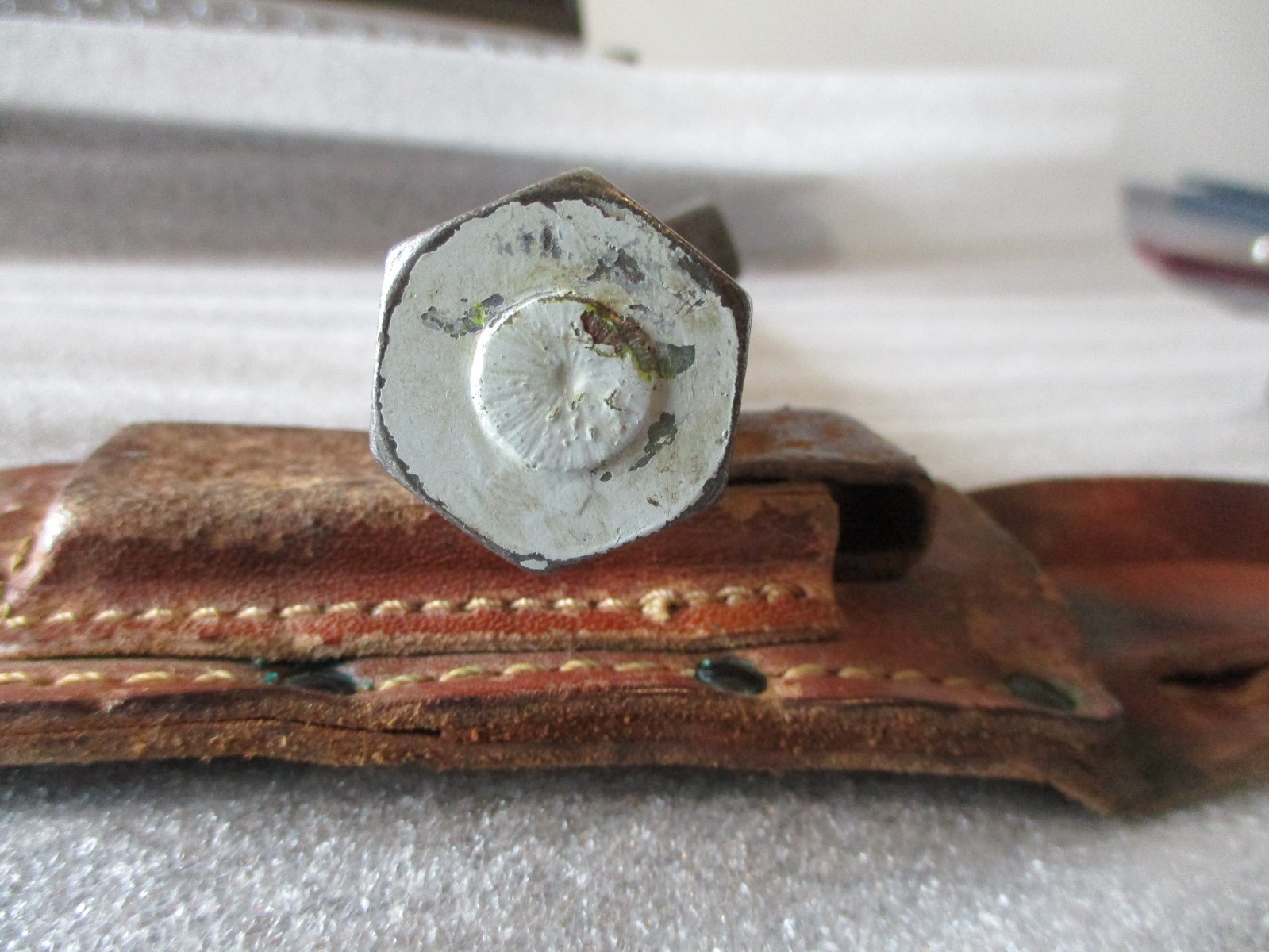 Camillus NY Vietnam Pilot Survival Knife with Sheath & Stone