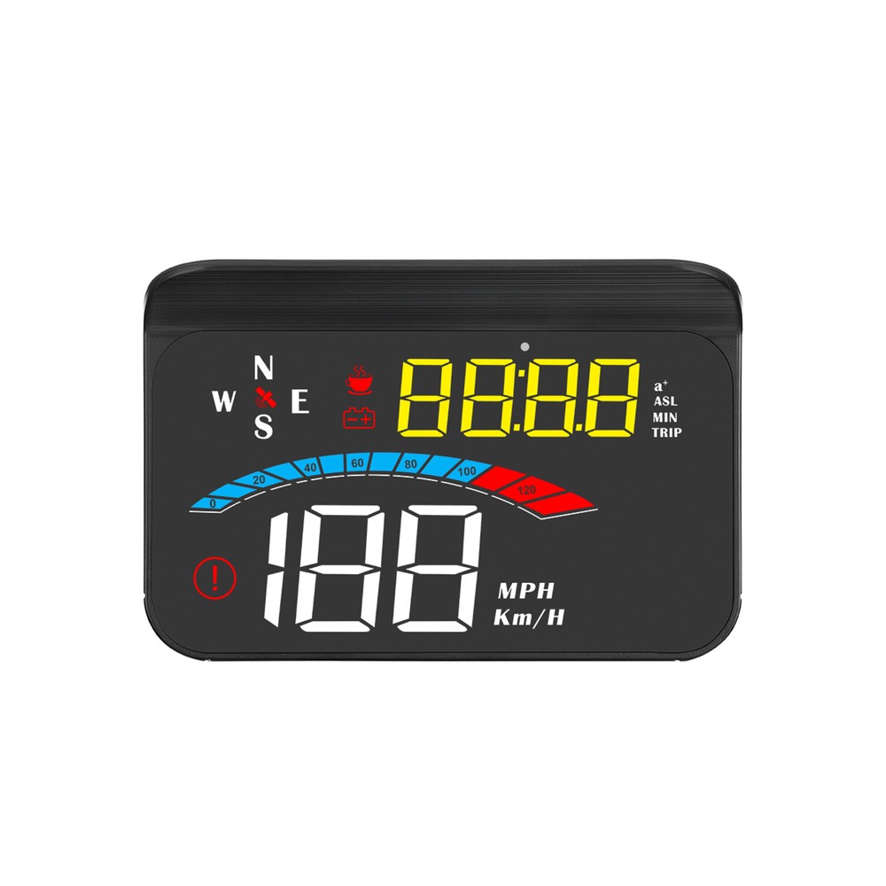 M16 Car HUD Windshield Speed Projector GPS Speedometer Overspeed Alarm System