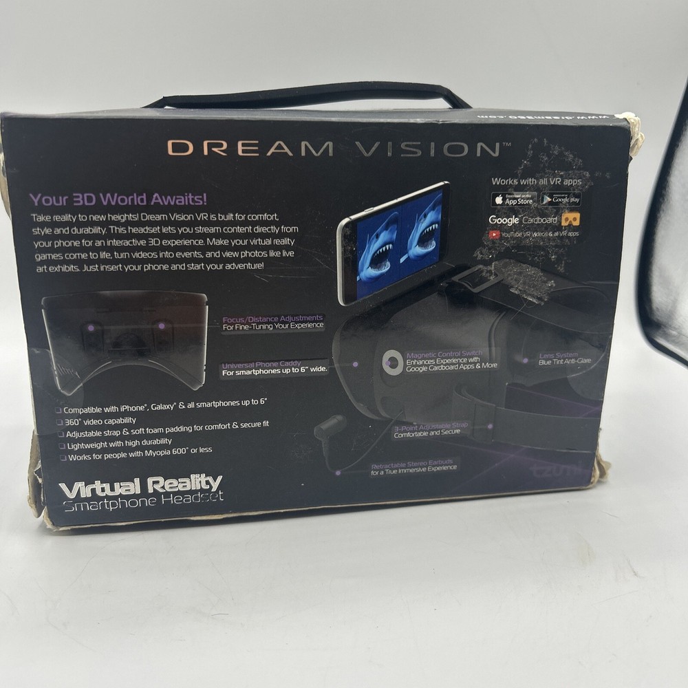 VR Headset Smartphone 3-D Virtual Glasses Dream Vision Virtual Reality