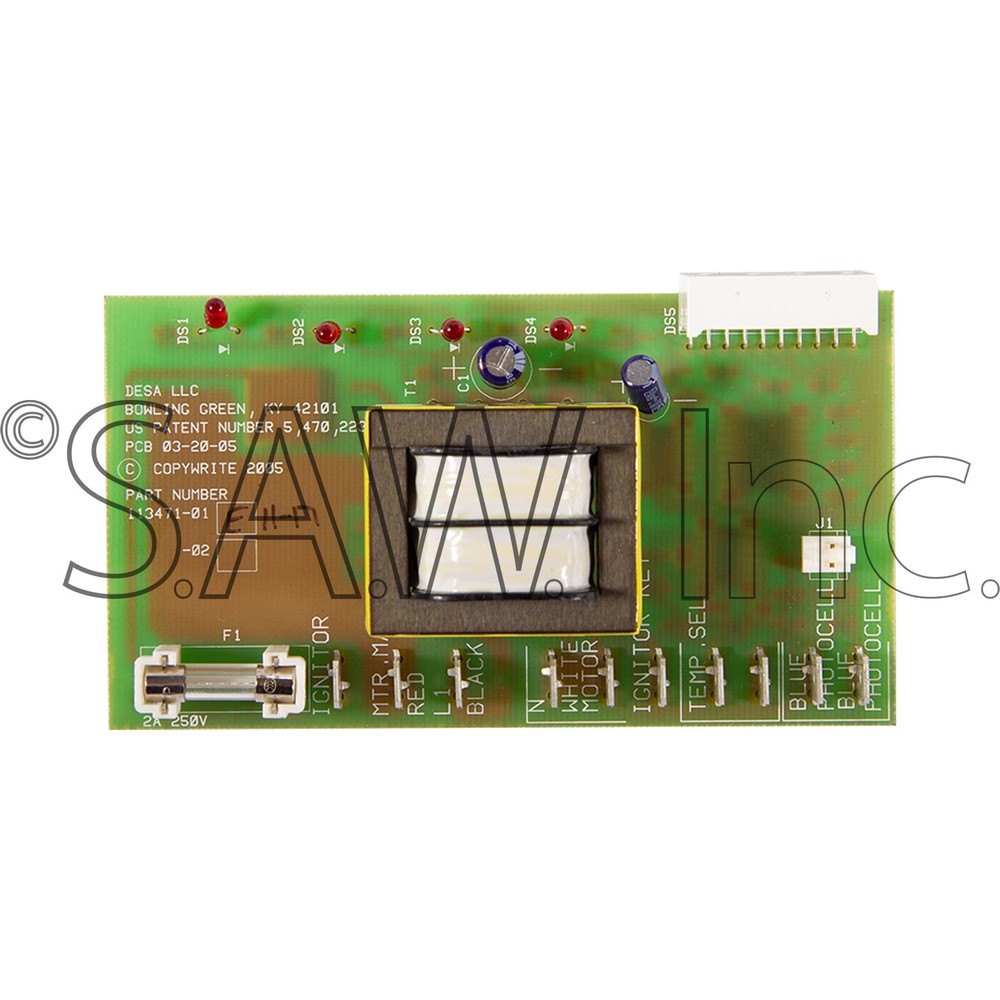 116111-01 OEM Desa Ignition Control Circuit Board with Digital LED Temp Display