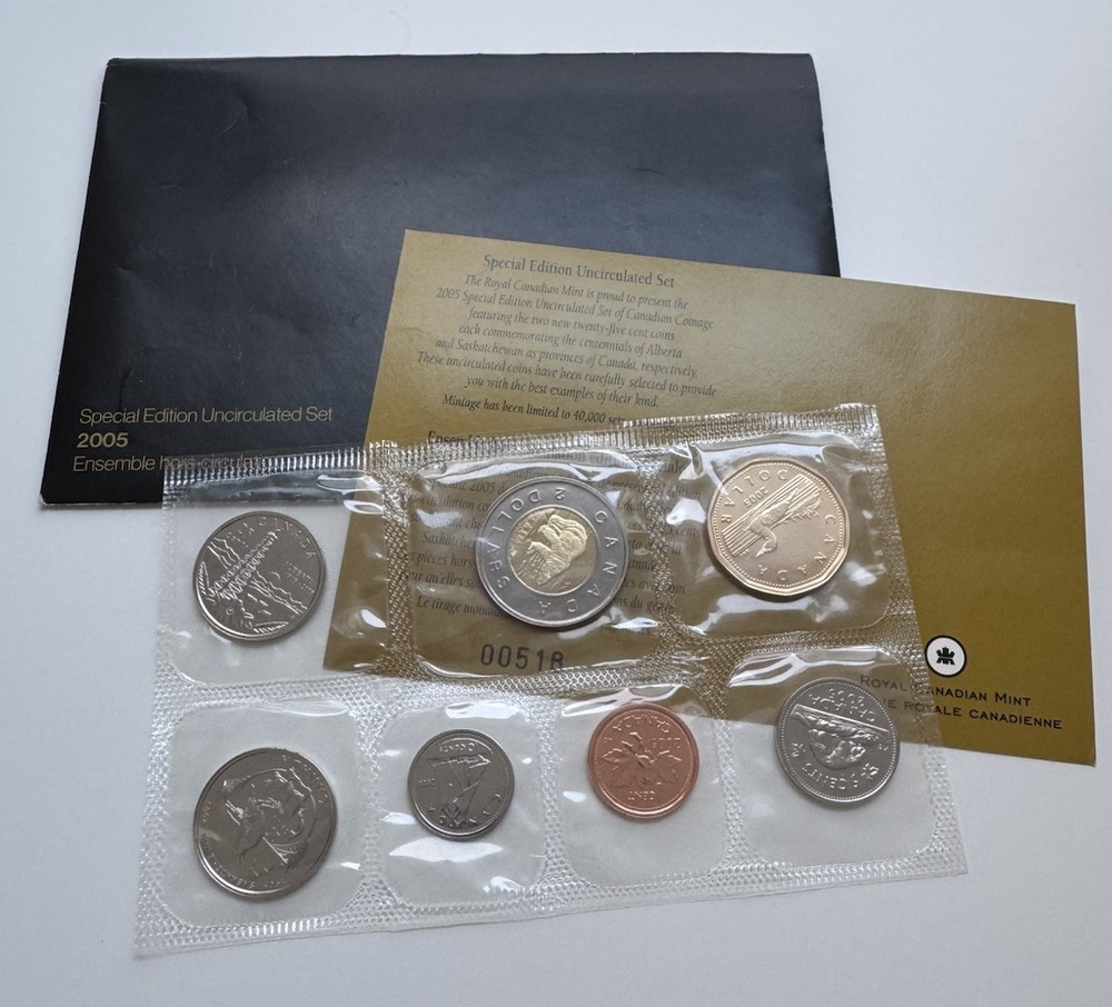 2005 Canada RCM Special Edition Uncirculated Coin Set