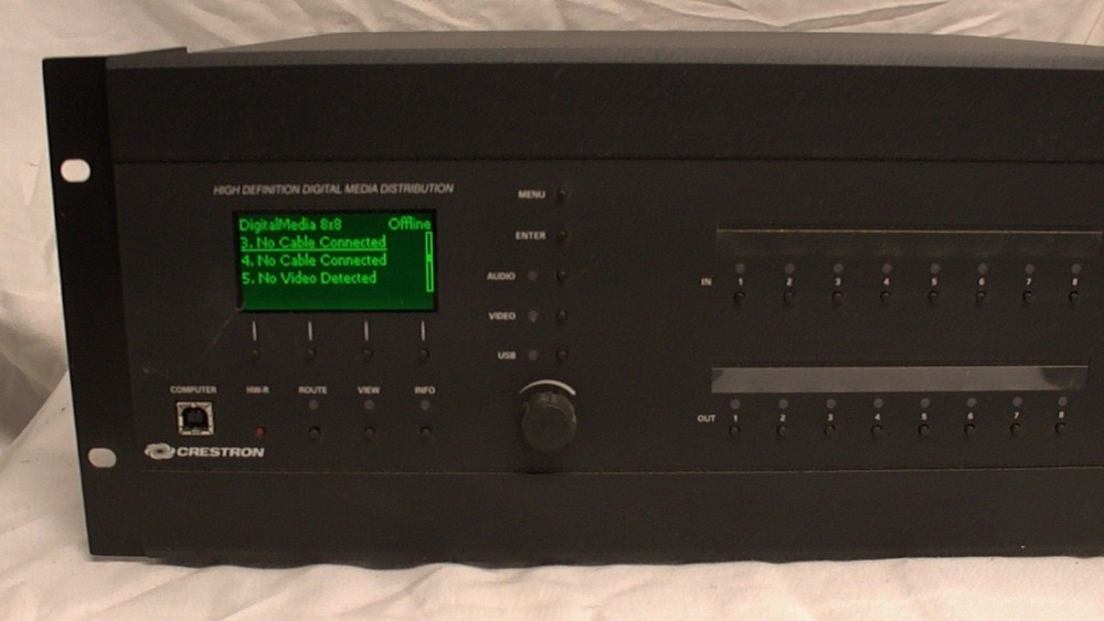 Crestron DM-MD8x8-CPU3 Digital Media Switcher w/ Assorted Modules