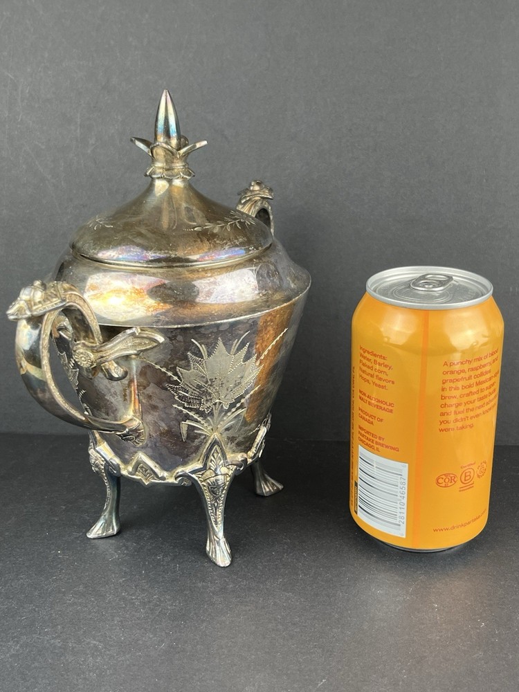 Meriden Britannia Silverplate Tea & Coffee Pattern 1881 9pc Set Victorian