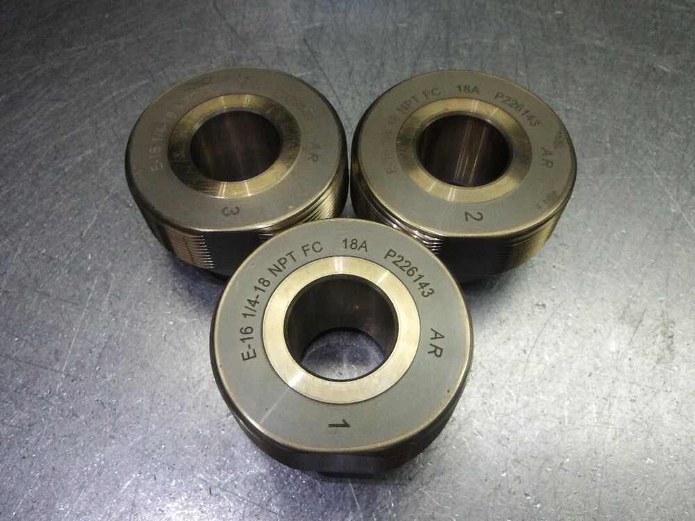 Adam Rollsysteme E16 1/4 x 18 NPT Thread Roll Set A18 E16NPT1821 (LOC2613B)