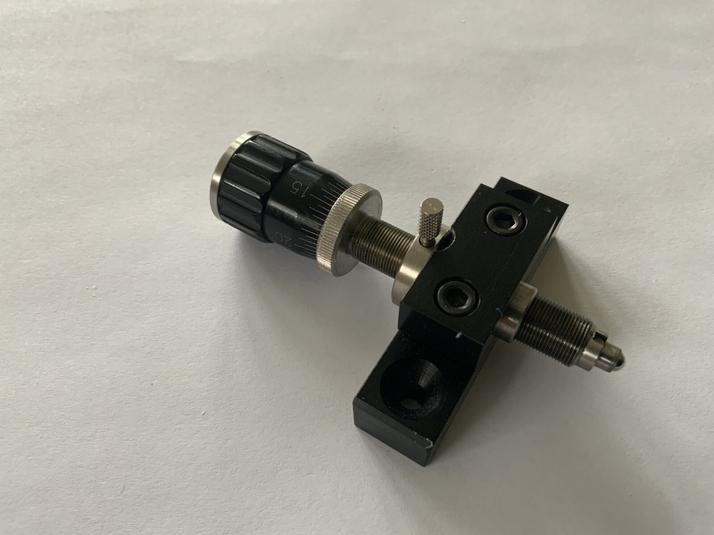 Single Axis Precision Micro Position Unit With Mounting Block