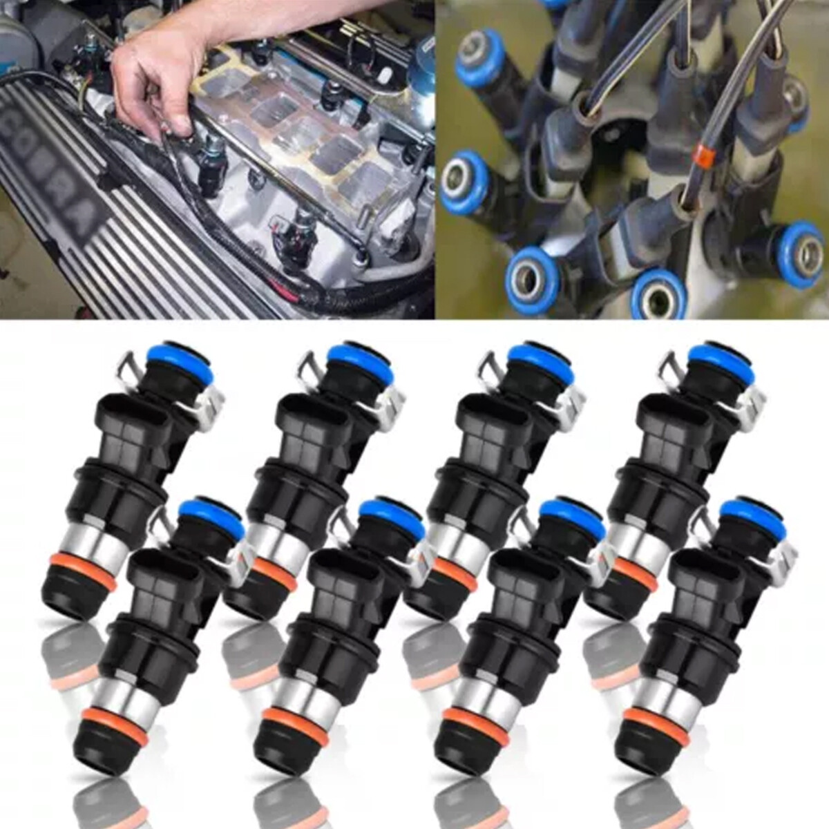 8x Genuine 25317628 Fuel Injectors For ACDelco GMC Chevrolet 4.8L 5.3L 6.0L