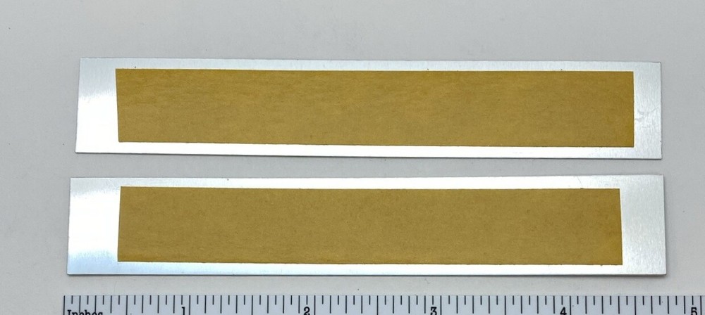 Wharfedale Custom Aluminum Speaker Badge PAIR