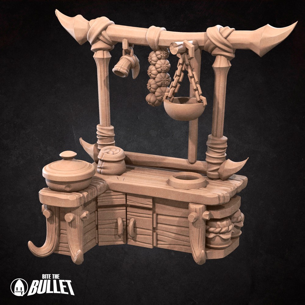 Fishing Kitchen - Terrain - Bite the Bullet - Dungeons and Dragons
