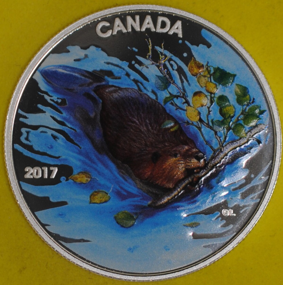 2017 Canada 10 Dollars Proof Beaver
