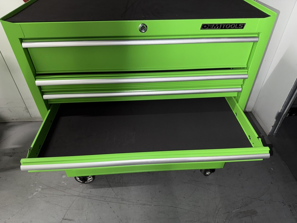 OEMTOOLS 24639 36" 6-Drawer Extra-Deep Tool Cabinet - Green