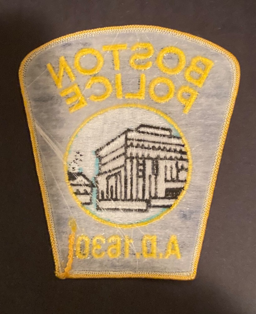 Boston Police cloth shoulder patch