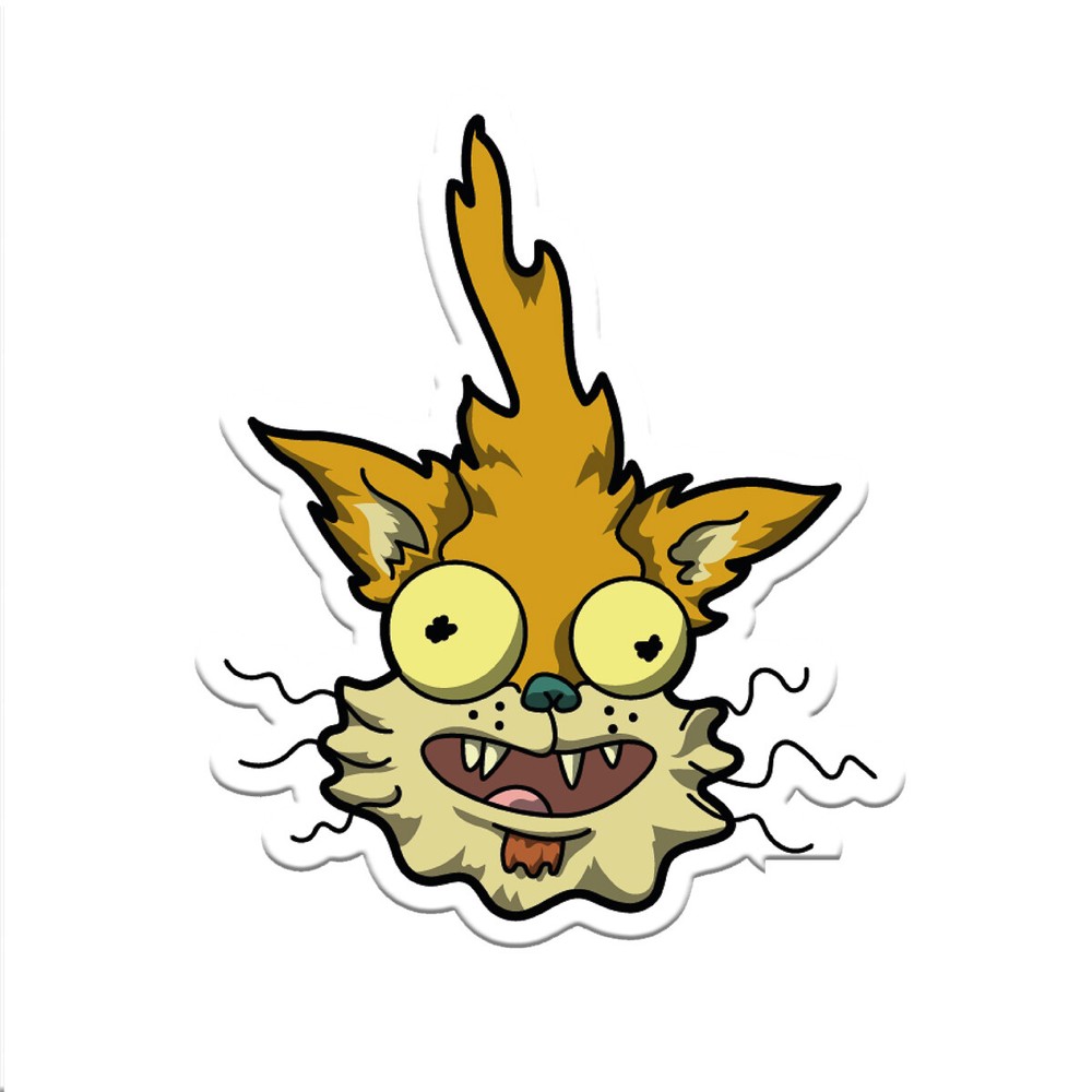 Rick and Morty Squanchy Sticker