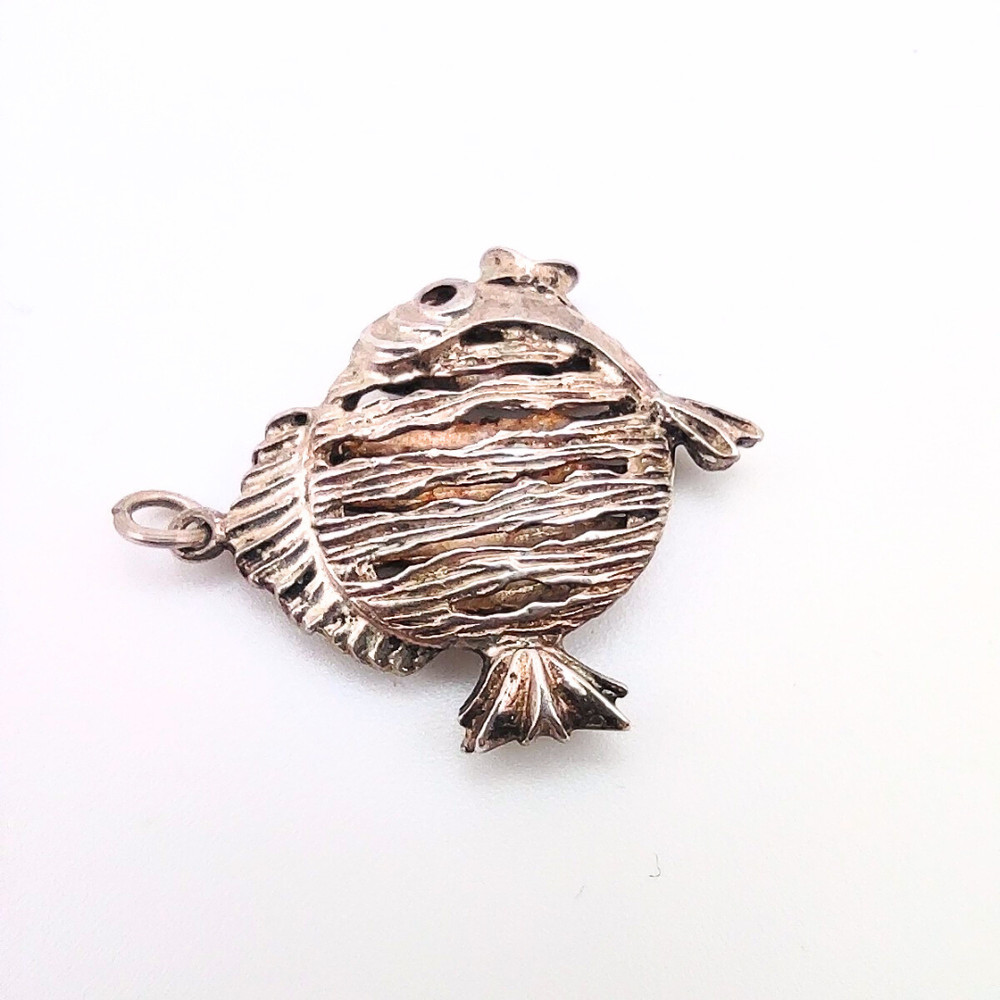 Vintage Silver Fish Charm