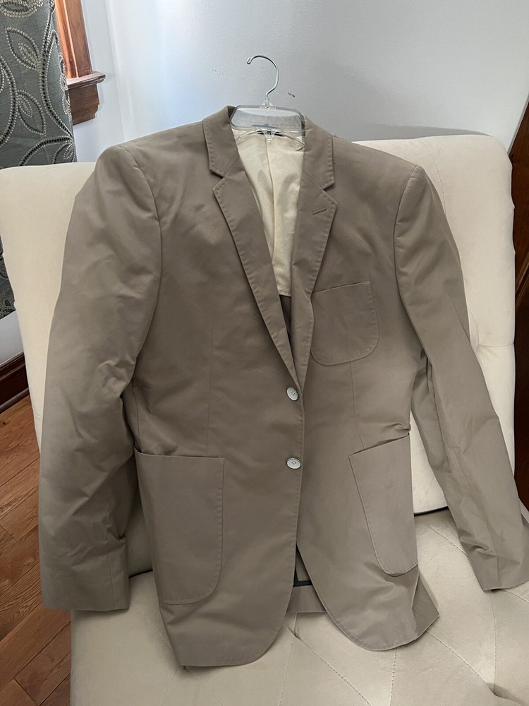 Rag & Bone Blazer 40 Beige Two Button Jacket