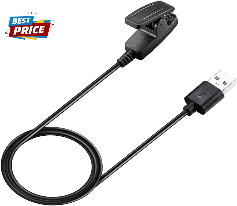 Charger for Garmin Forerunner 235 Smartwatch, Charging Cable Clip for Forerunner
