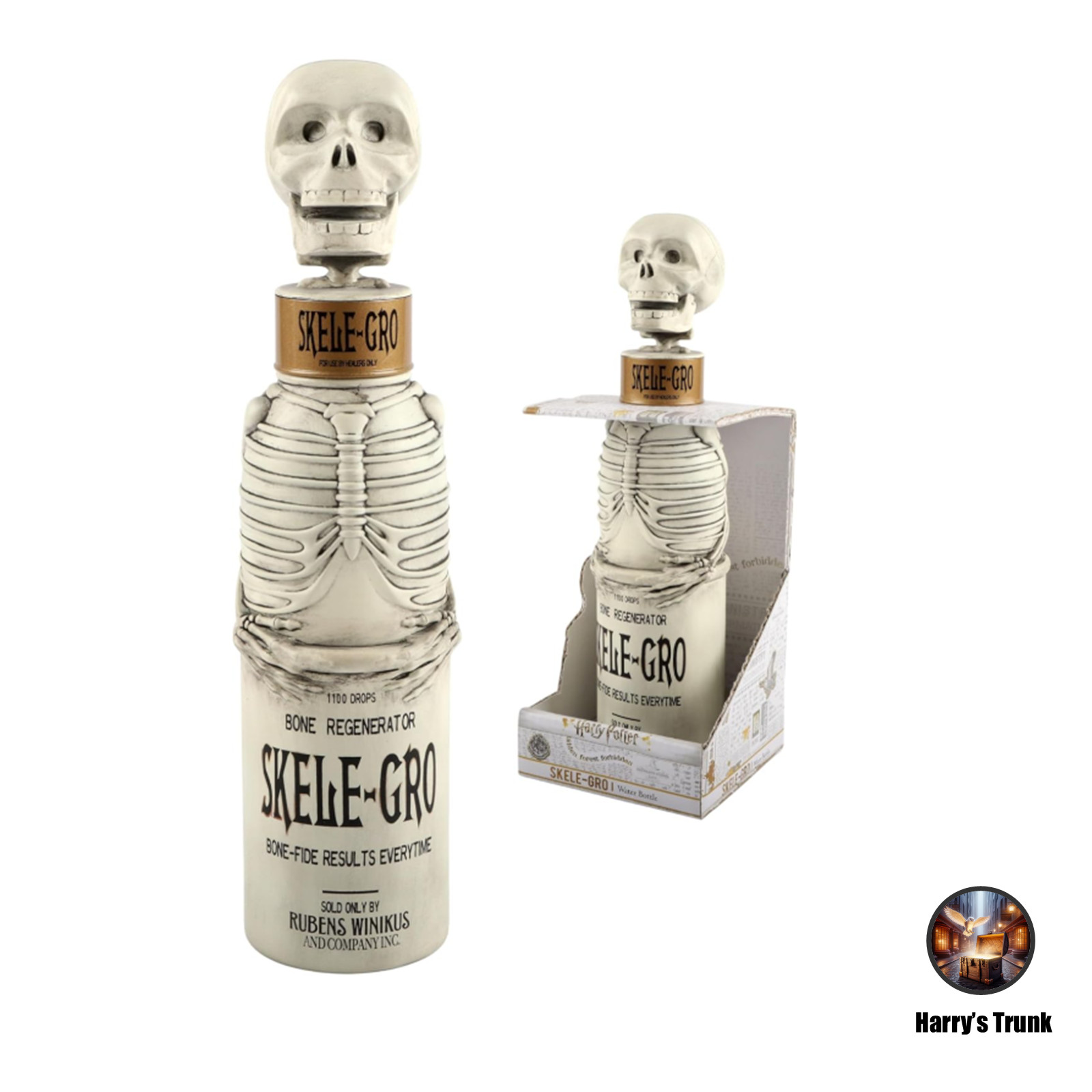 Harry Potter and the Chamber of Secrets Skele-Gro Replica Water Bottle-UK import