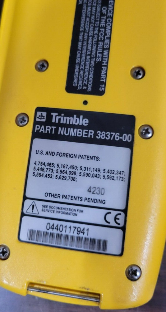 Trimble GeoExplorer 3 GPS Data Collector 38376-00 Base w/Data Cable & Adapter