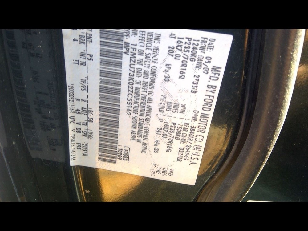 Temperature Control Front Dash Fits 02-06 EXPLORER 708625