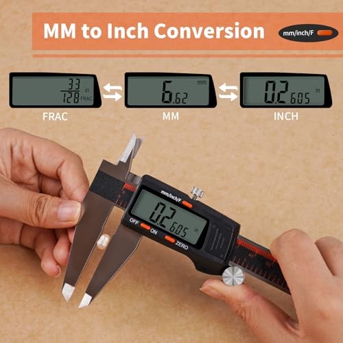 Digital Caliper Caliper Measuring Tool with Large LCD Screen,Electronic 12 Inch