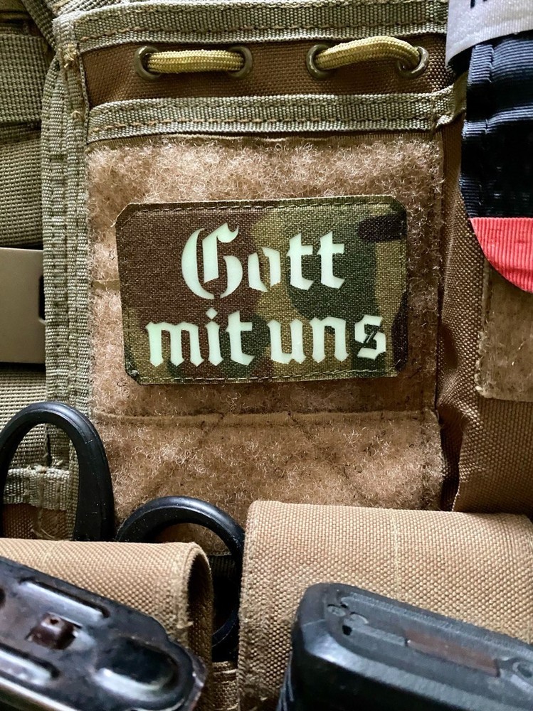 Tactical military morale patch "Gott mit uns"