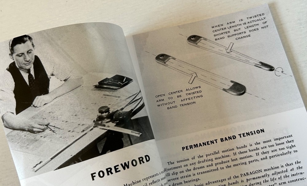 Drafting User Manual K&E PARAGON FULL SIZE MACHINE.