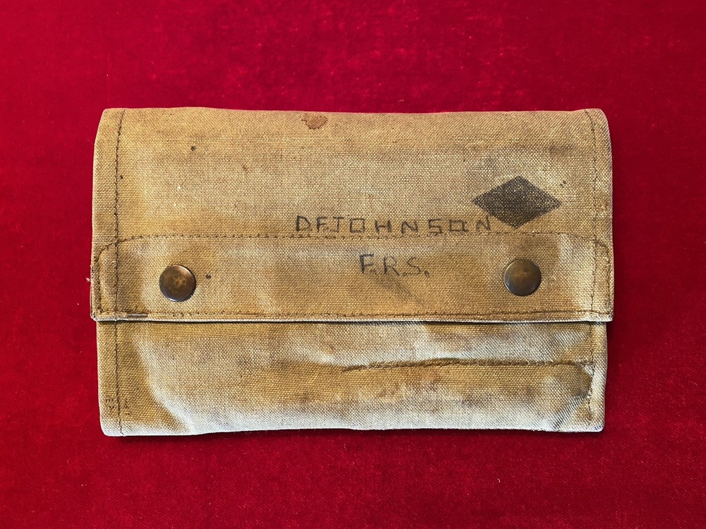 WW2 British Army Canvas Technical Drawing Set Compasses Maps Plans Artillery