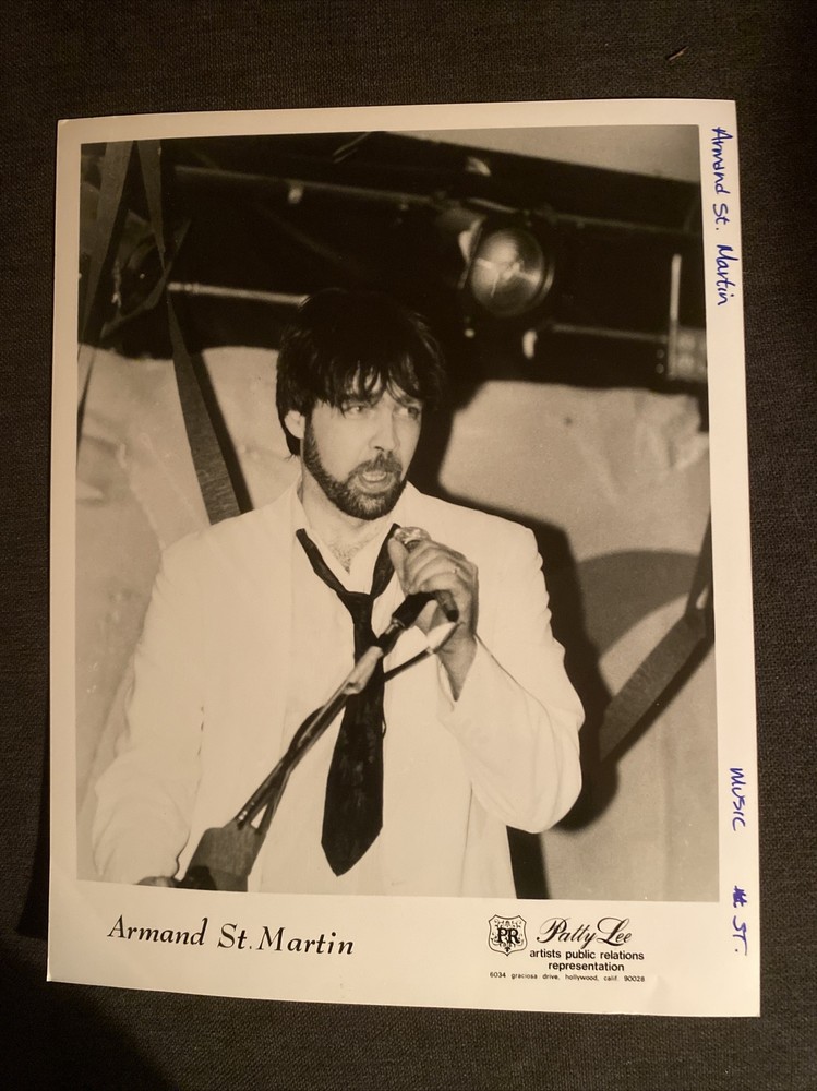 Armand St. Martin Press Photo 8x10”.