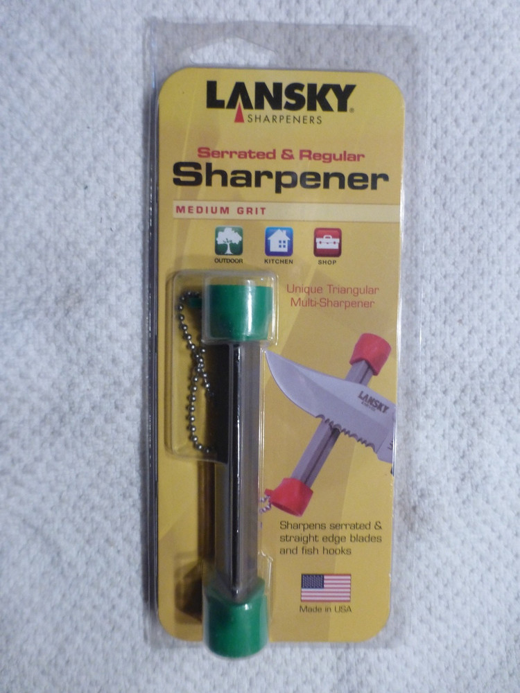 Lansky Portable Multi Sharpener Serrated & Regular Edge Knife Blade - LTRIM