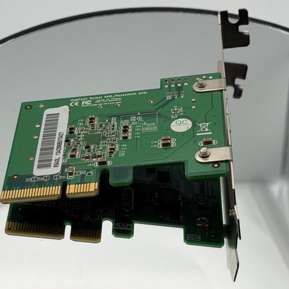 HighPoint Tech RocketRAID 640L 4-Channel 6Gb/sSATA PCIe 2.0 RAID Controller