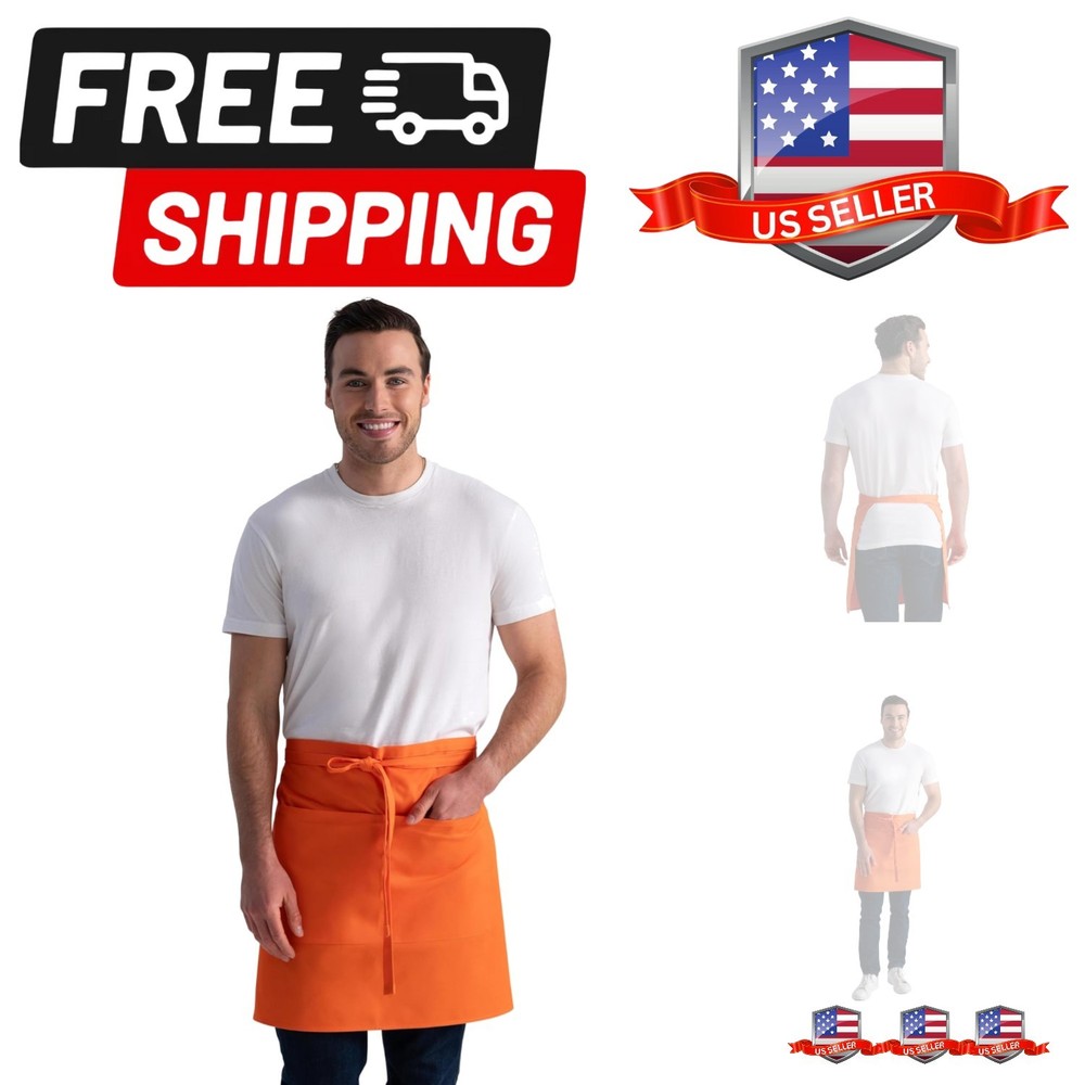 Unisex Half Bistro Server Apron