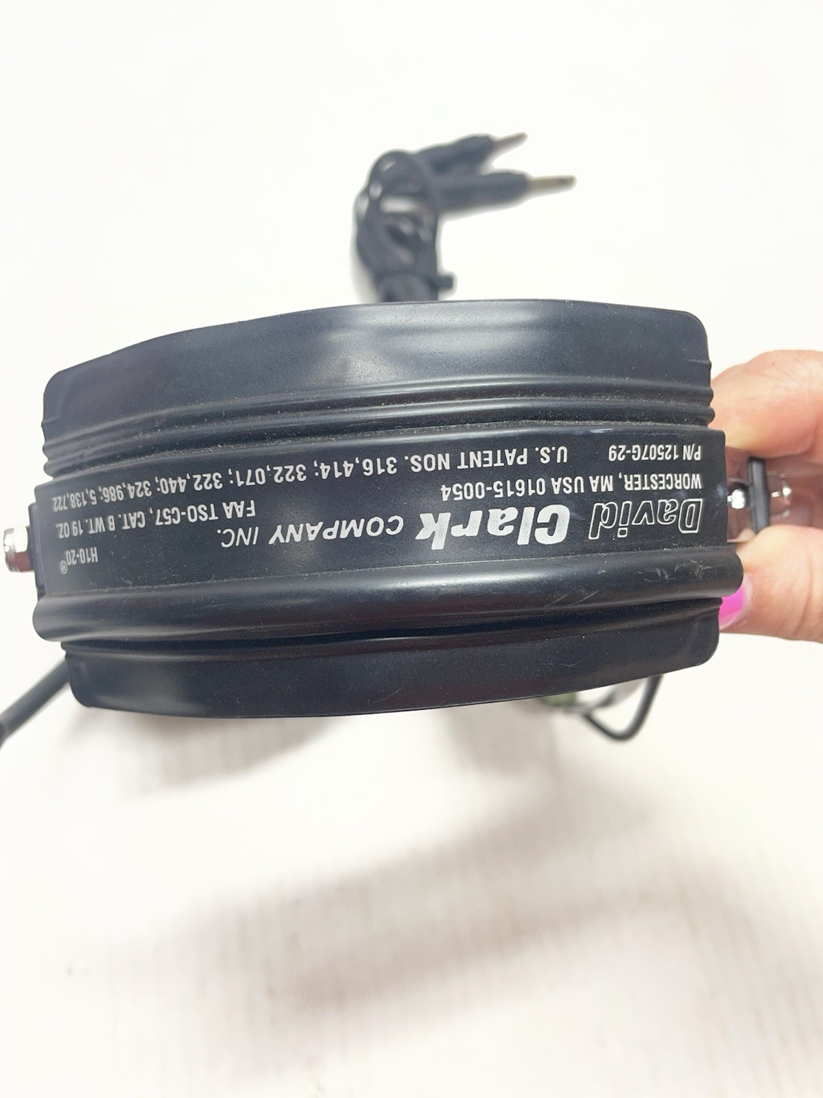 David Clark H10-20 Aviation Headset Untested