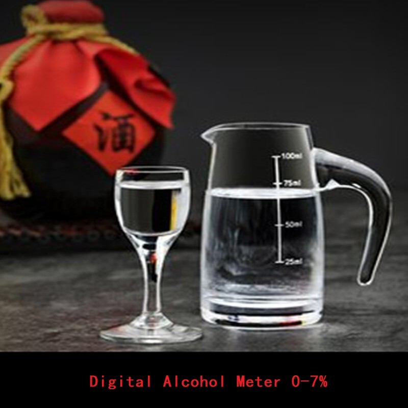 Portable Alcohol Meter Refractometer Measuring Range 0～75%*-*