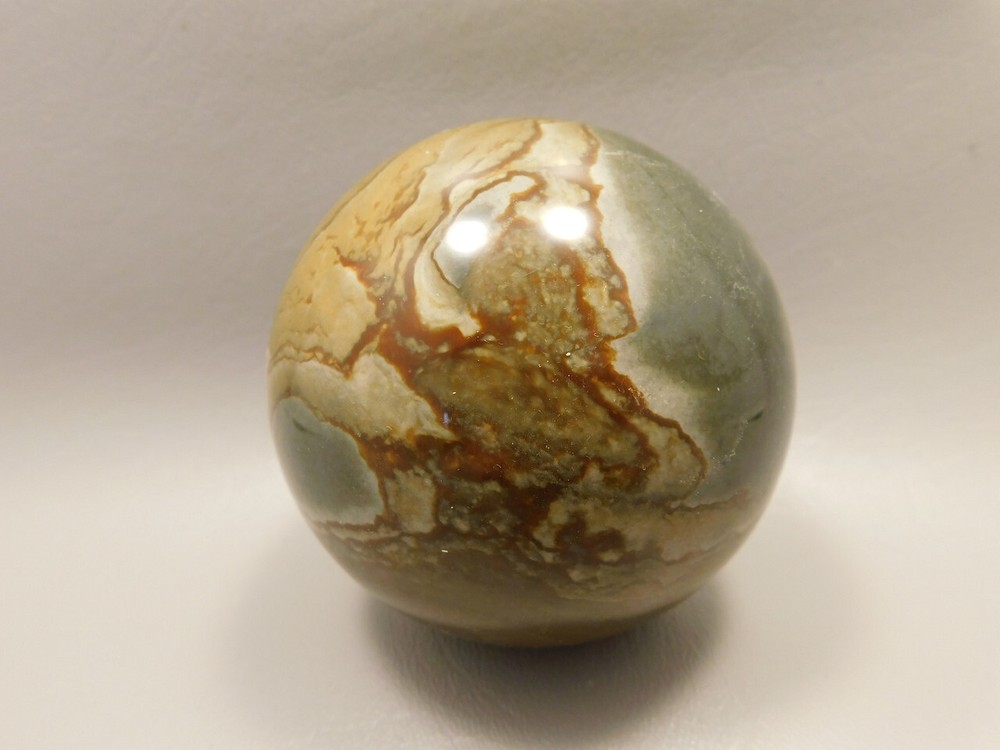 Polychrome Jasper 3 inch Stone Sphere 78 mm Ball #O8