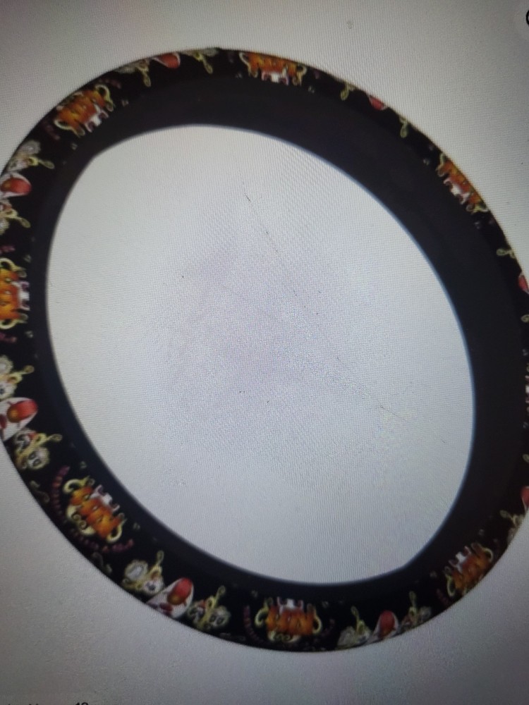 KISS STEERING WHEEL COVER  PSYCHO CIRCUS DESIGN