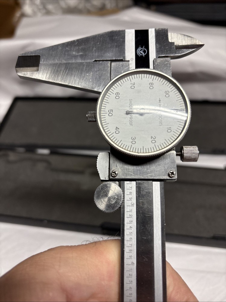 Aerospace Dial Caliper 12” White Face Dial Shock Proof