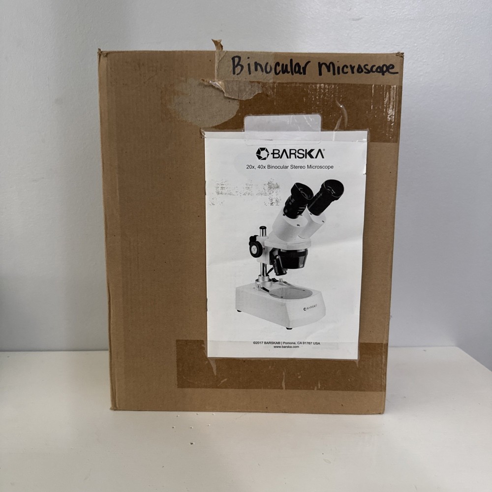 Barska Binocular Microscope 20x, 40x Stereo Binocular Microscope | AY13180