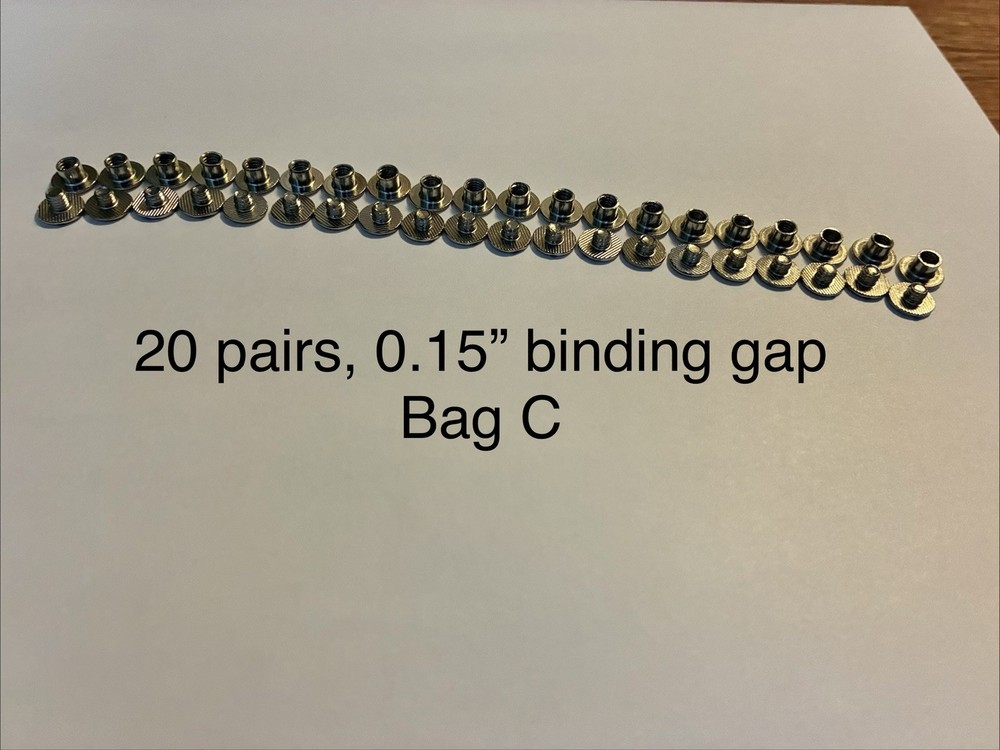Metal Book Binding Post Assortment