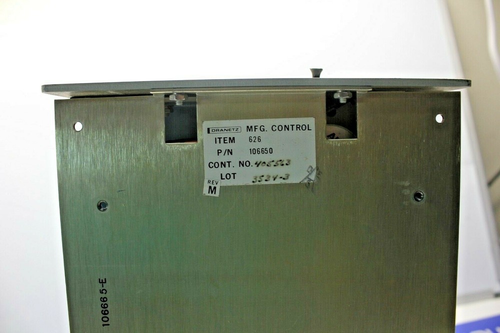 DRANETZ SERIES 626 UNIVERSAL DISTURBANCE ANALYZER FRAME