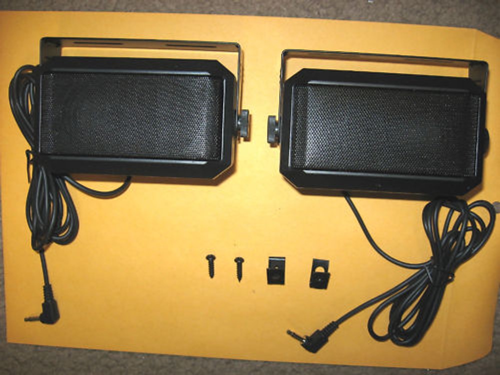 ICOM  GENERIC HAM MOBILE BASE  CB Communications Extension Speaker 2 SPEAKERS