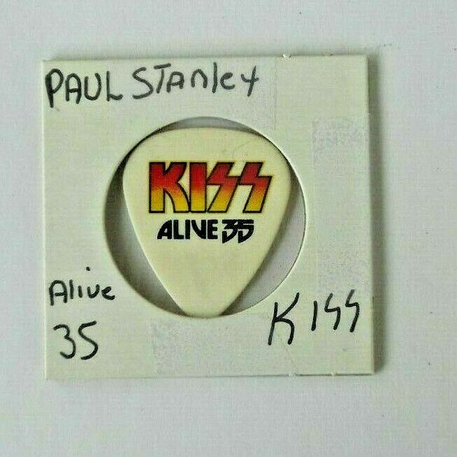Paul Stanley  Tour Issue Guitar Pick  Kiss Alive 35 Rare 2008