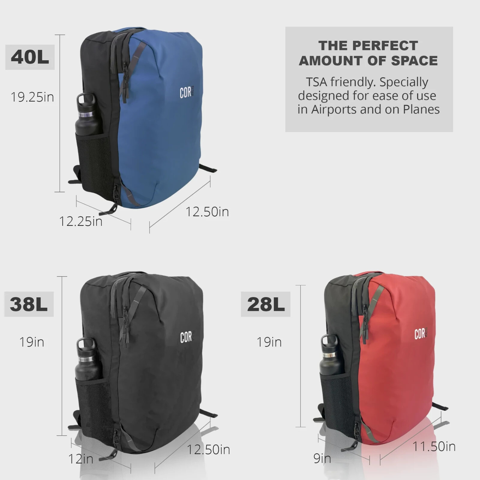 Carry On Travel Backpack | The Island Hopper by COR Surf