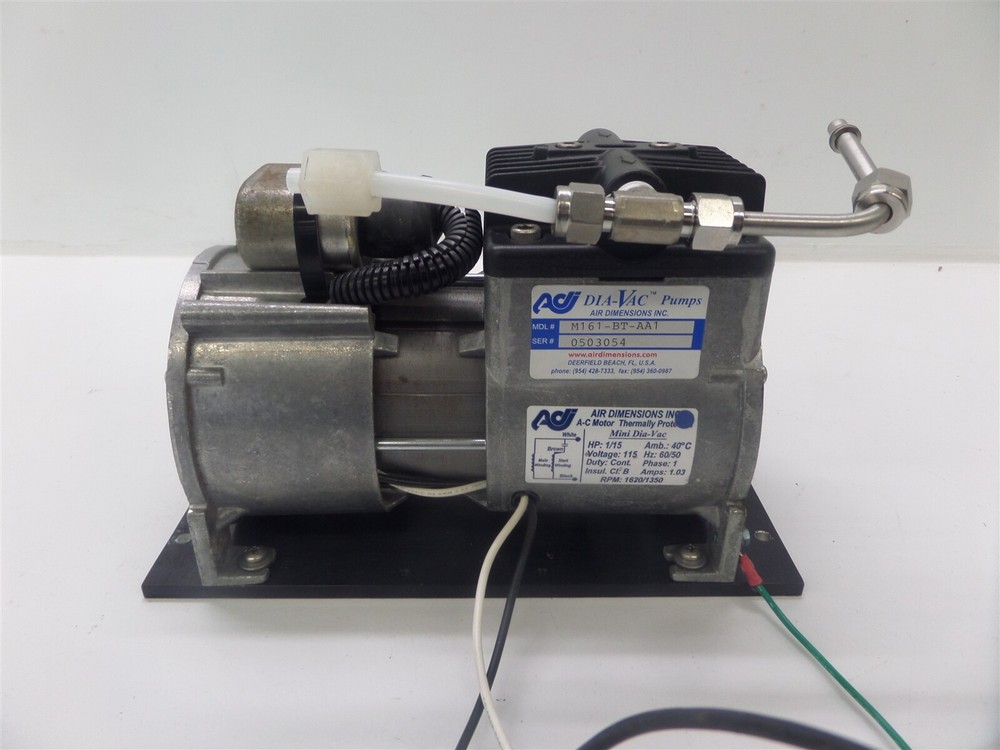 ADI Dia-Vac Pumps M161-BT-AA1 Diaphragm Sampling Pump