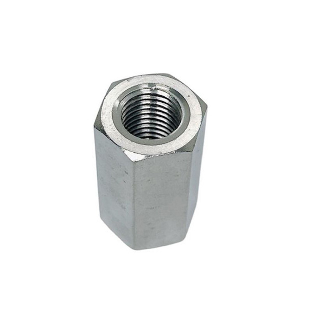 Marina Stainless Steel 1/2" Hex Coupling Nut Connecting Nut Fully Thread 4 PC