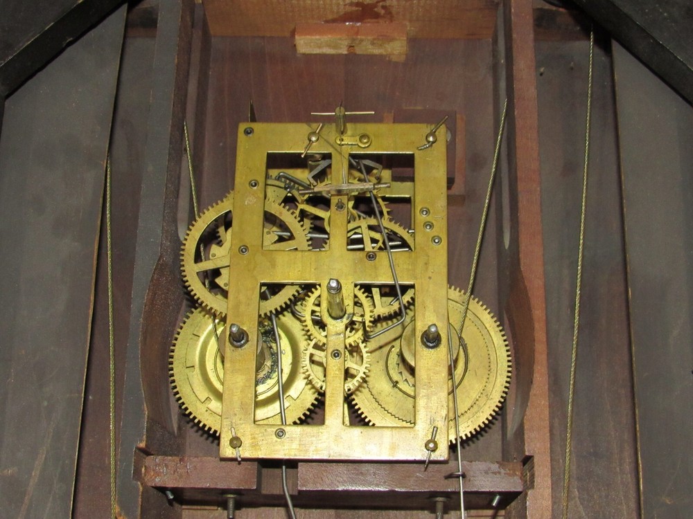 Antique Seth Thomas "Regulator No. 1 Extra" Weights Driven Regulator Wall Clock