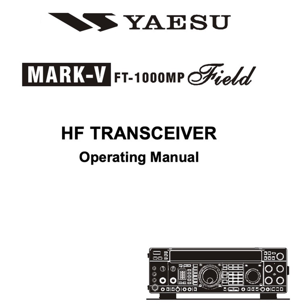 CDROM YAESU FT-1000MP MARK V FIELD OPERATING/SERVICE MANUAL TECH SUPPLEMENT PDF