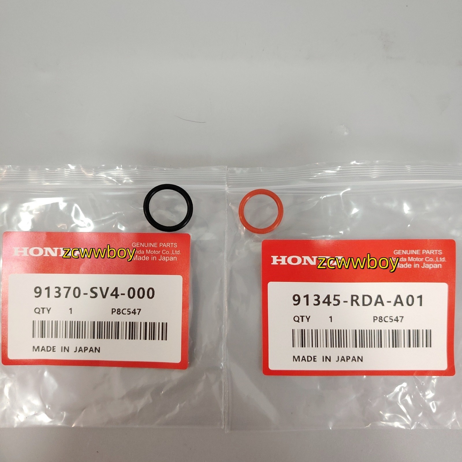 Acura Power Steering Pump OEM Honda O-Ring Set 91345-RDA-A01 91370-SV4-000 USA