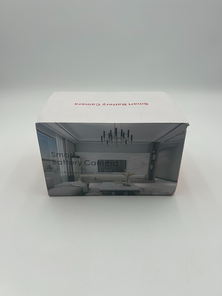 Solar Battery Security Camera with AI-Powered Event Detection