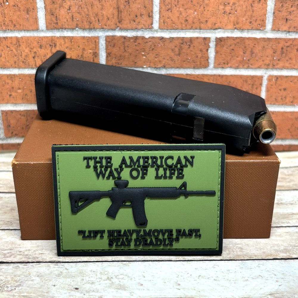 Assault Rifle PVC Patch - Tactical Sniper Patch - AR15 American Morale Patch